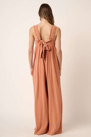 MITTOSHOP Sleeveless Wide Leg Jumpsuit at Bella Road