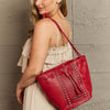 Nicole Lee USA Amy Studded Bucket Bag - Deep Red