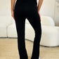 High Waist Wide Waistband Bootcut Active Pants