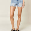 Judy Blue High Waist Rolled Denim Shorts | Full Size - Light