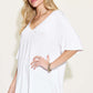 Bamboo V-Neck Drop Shoulder T-Shirt