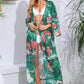 BELLA ROAD Floral Tie Waist Duster Cover Up at Bella Road