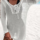 BELLA ROAD Openwork Tie Neck Cover-Up at Bella Road