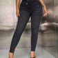 Bella Road Asymmetric Waist Jeans with Pockets | Petite