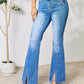 BAYEAS Slit Flare Jeans at Bella Road