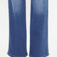 Ultra High Waist Gradient Flare Jeans showcasing gradient design and flattering silhouette.