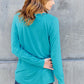 V-Neck Long Sleeve Top