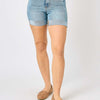 Judy Blue Tummy Control Denim Shorts | Full Size - Medium