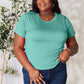 BASIC BAE Full Size Round Neck Short Sleeve T-Shirt at Bella Road