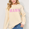 MAMA Long Sleeve Sweatshirt | Full Size - Sand