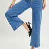 RISEN High Rise Wide Leg Jeans | Petite - Solid Medium