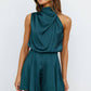 Turtleneck Sleeveless Romper