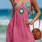 Cutout V-Neck Cover-Up Dress