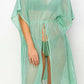 HYFVE Drawstring Waist Fringed Hem Cover Up at Bella Road