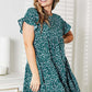 DOUBLE TAKE Short Flounce Sleeve Tiered Dress at Bella Road