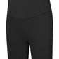 Millennia Seamless High-Rise Wide Waistband Biker Shorts in black, designed for comfort and style during workouts or lounging.