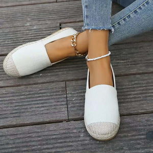 Round Toe Flat Slip-Ons