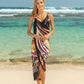 BELLA ROAD Printed Spaghetti Strap Cover Up at Bella Road