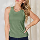 BASIC BAE Full Size Round Neck Racerback Tank at Bella Road