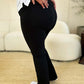 High Waist Wide Waistband Bootcut Active Pants