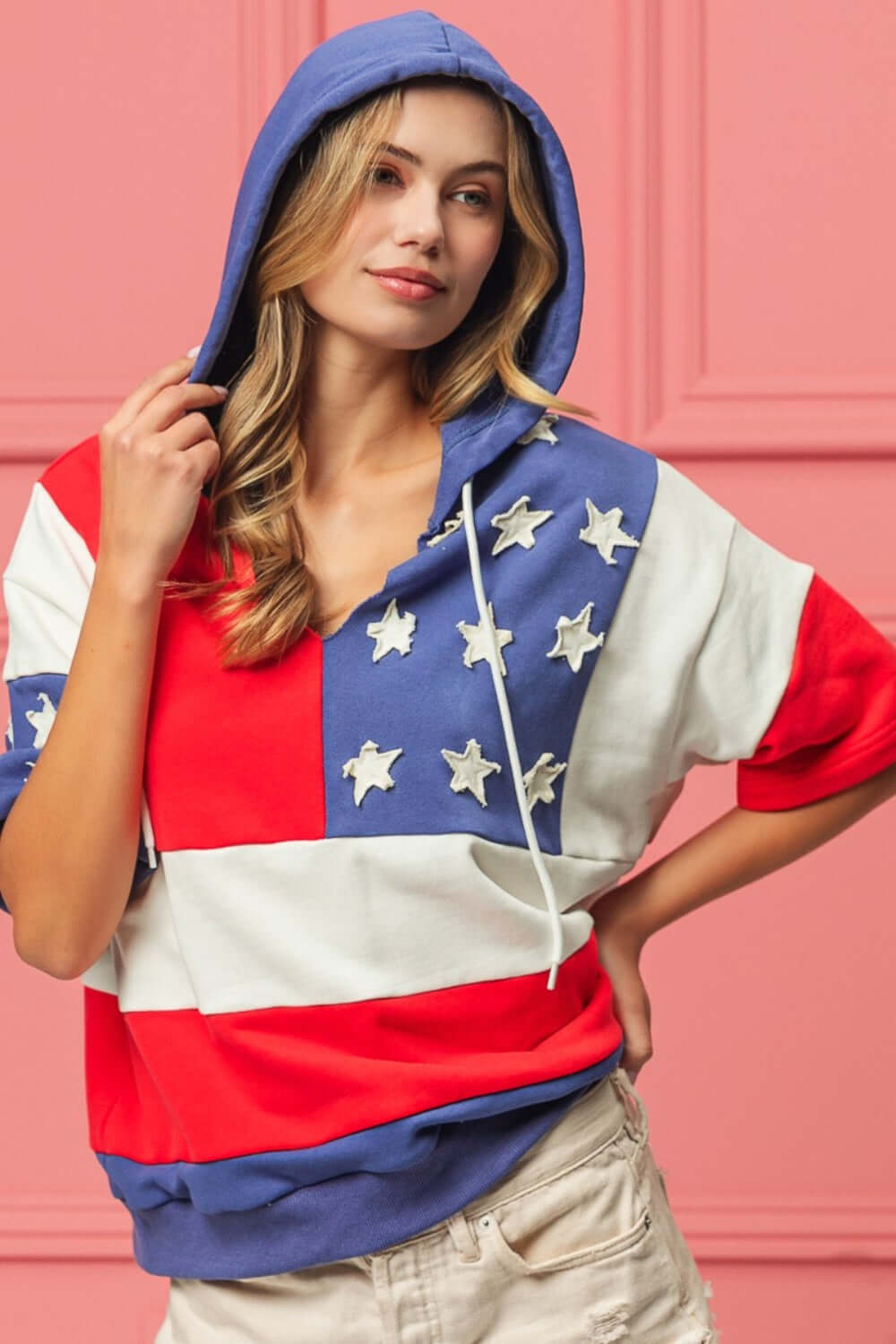 American Flag Theme Hoodie