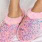 FOREVER LINK Sequin Plush Round Toe Slippers at Bella Road