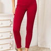 Judy Blue High Waist Tummy Control Skinny Jeans | Full Size - Scarlet