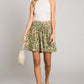 COTTON BLEU Floral Printed Smocked Waist Skorts at Bella Road