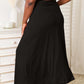 DOUBLE TAKE Full Size Soft Rayon Drawstring Waist Maxi Skirt Rayon at Bella Road