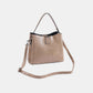 ZENANA Vegan Leather Bucket Shoulder Bag at Bella Road