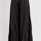 Back view of RISEN Shirring Detail Wide Leg Pants showcasing their flowy silhouette and stylish shirring details.