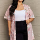 JUSTIN TAYLOR Aurora Rose Floral Kimono at Bella Road