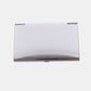 Nicole Lee USA printed business card case with metallic finish and stainless steel back. Holds up to fifteen cards.