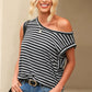 Striped Boat Neck Tank