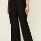 DOUBLE TAKE Full Size Texture Drawstring Wide Leg Pants at Bella Road