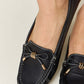 FOREVER LINK Slip On Bow Flats Loafers at Bella Road