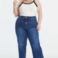 BAYEAS Full Size High Waist Cat's Whisker Wide Leg Jeans at Bella Road