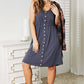 DOUBLE TAKE Sleeveless Button Down Magic Dress at Bella Road