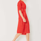 MARINA WEST SWIM Pleated Dolman Sleeve Dress at Bella Road