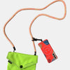 Himawari Solid Color Envelope Shape Crossbody Bag with Removable Strap - Neon