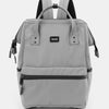 Himawari Waterproof Backpack Bag with External USB Port - Gray