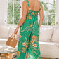 ODDI ODDI Full Size Floral Sleeveless Wide Leg Jumpsuit at Bella Road