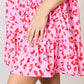 DOUBLE TAKE Short Flounce Sleeve Tiered Dress at Bella Road