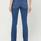 High Waist Bootcut Jeans in blue denim, back view showcasing high waist and classic bootcut style.