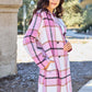 DOUBLE TAKE Full Size Plaid Button Up Lapel Collar Coat at Bella Road