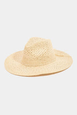 FAME Straw Braided Sun Hat at Bella Road