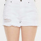 KANCAN Raw Hem Distressed Denim Shorts at Bella Road