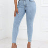 Bella Road High Waist Skinny Jeans with Pockets - Light