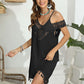 BELLA ROAD Tassel Scoop Neck Wide Strap Cover-Up at Bella Road