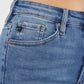 Close-up of Cat's Whiskers High Waist Jeans showcasing vintage whisker detailing and flattering high-waist design